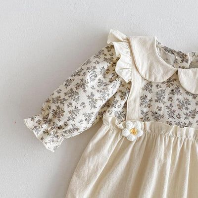 Enterizo Largo para Bebé Niña con Diseño de Dos Piezas y Tirantes - Image 18