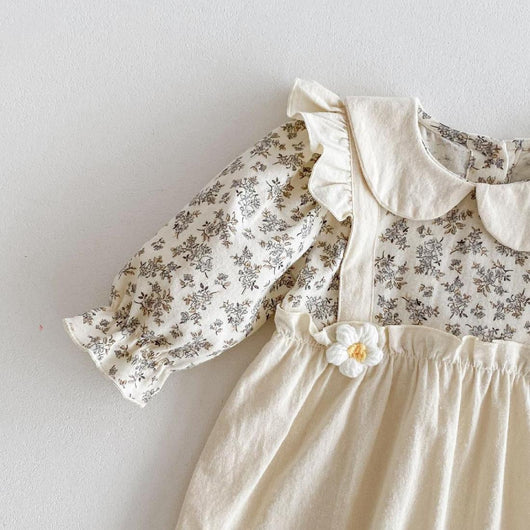 Enterizo Largo para Bebé Niña con Diseño de Dos Piezas y Tirantes - Image 18