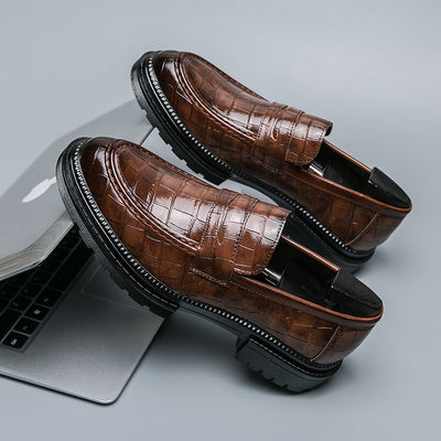 Zapatos de Cuero Casual para Hombre - Estilo Británico Transpirable - Image 6