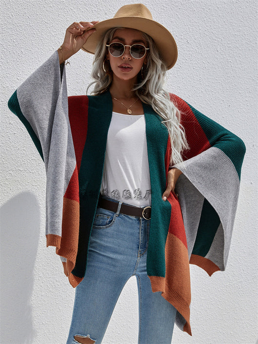 Cardigan Tejido Suelto para Mujer - Suéter Abrigo Versátil - Image 9