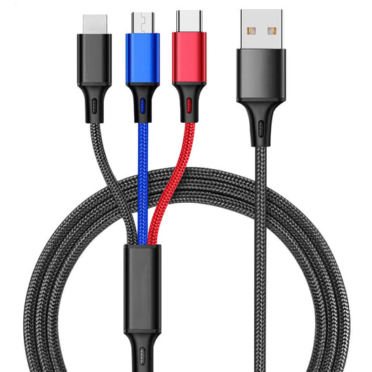Cable de Datos Trenzado 3 en 1 Compatible - Image 10