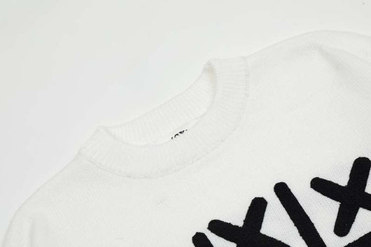 Camisa de Punto Vintage con Letras para Hombre - Image 12