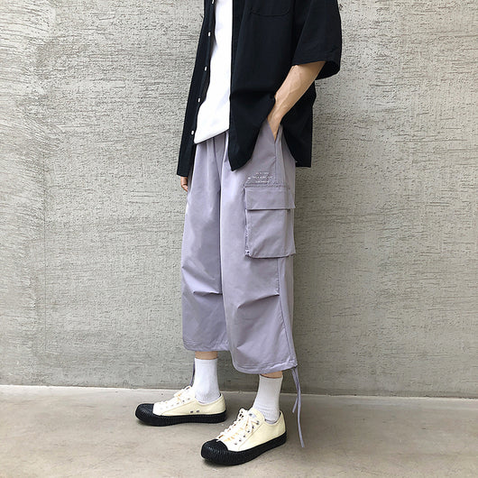 Pantalones Cortos Overol Hombre Verano Estilo Coreano - Image 10