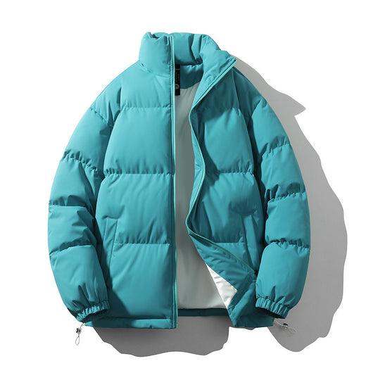 Chaqueta Acolchada de Plumas para Hombre con Cuello Alto - Image 16