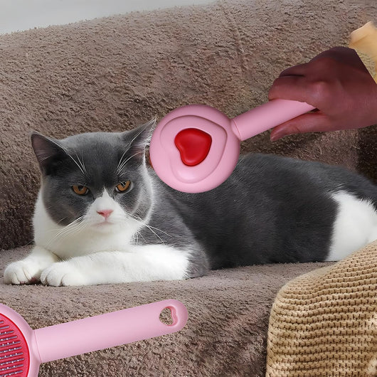 Peine Deslanador para Gatos y Perros con Liberación de Un Click - Image 11