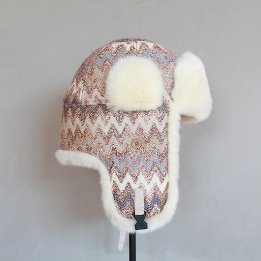 Protectores de Oídos Estampados con Forro Polar Grueso para Mujer - Image 14