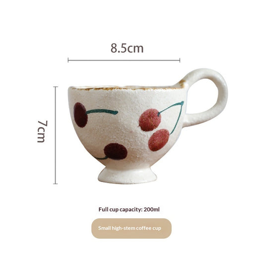 Taza de Café Japonesa de Cerámica con Plato - Diseño Floral Cerezo Premium - Image 6