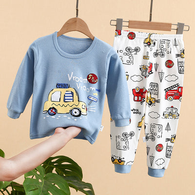Pijama Infantil Estampado CUHK - Conjunto Cómodo para el Hogar - Image 27