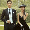 Sombrero Nupcial Vintage Estilo Hepburn en Gasa Francesa