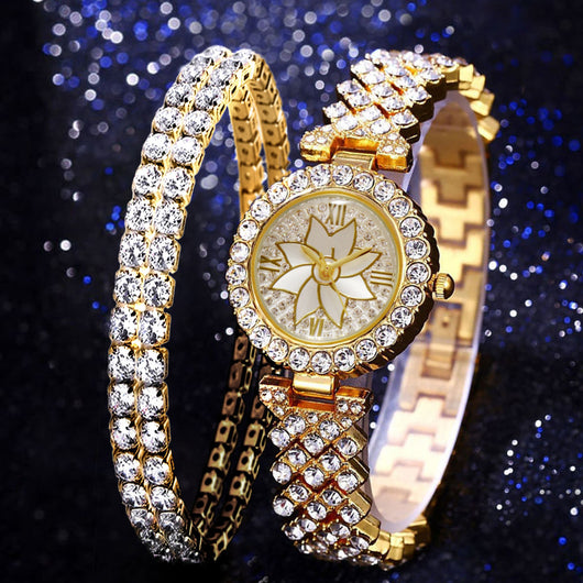 Reloj Pulsera Diamante Temperamento Moda Estrella - Set de Regalo Creativo para Mujer - Image 17