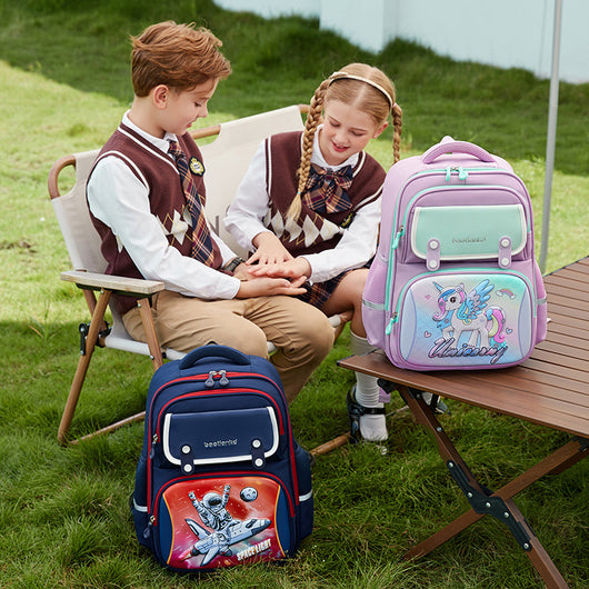Mochila Escolar Grande Infantil Ligera con Diseño Cartoon