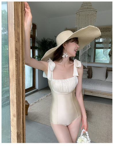 Traje de Baño Enterizo Triangular con Lazos para el Verano - Image 14