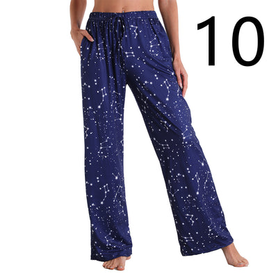 Pantalones Deportivos Casuales con Cintura Elástica y Bolsillos para Mujer - Image 24