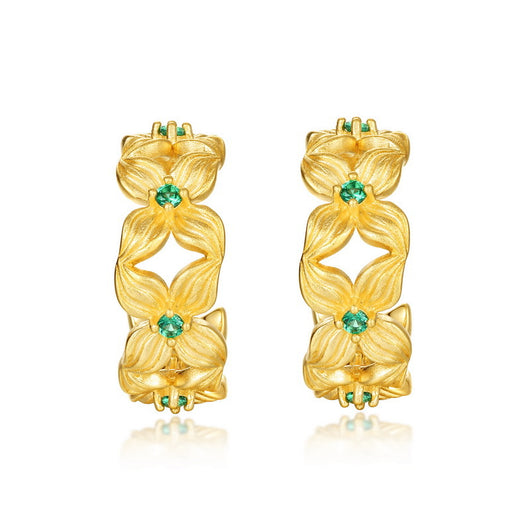 Aretes de Pétalos Lujo Asequible para Mujer - Image 8