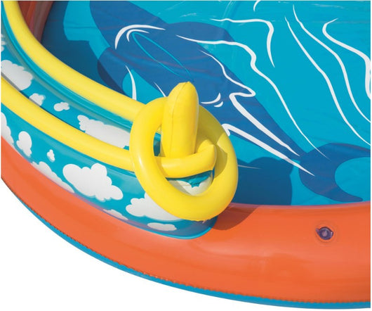 Piscina Inflable Volcán para Niños con Juegos Acuáticos - Image 7