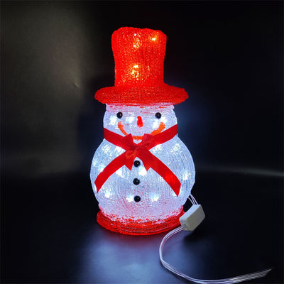 Decoración Navideña de Muñeco de Nieve en Acrílico y Resina Epoxi para Ventanas - Image 19