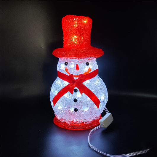 Decoración Navideña de Muñeco de Nieve en Acrílico y Resina Epoxi para Ventanas - Image 19
