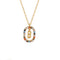Sterling Plateado Letter Necklace Female Niche Design Sense B