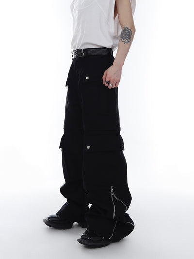 Pantalones Blancos Anchos Unisex para Hombre - Image 11