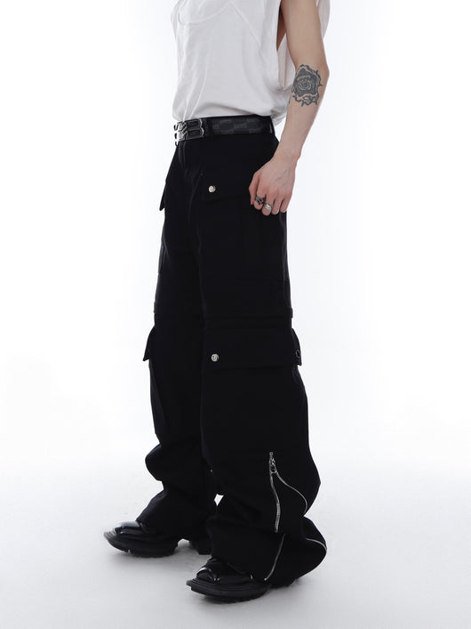Pantalones Blancos Anchos Unisex para Hombre - Image 11