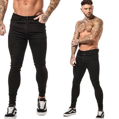 Pantalones Jeans Patchwork Fit Clásico para Hombre - Image 30
