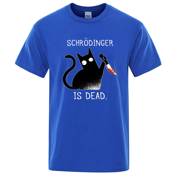Playera Negra Estilo Gato para Hombre - Algodón Suave
