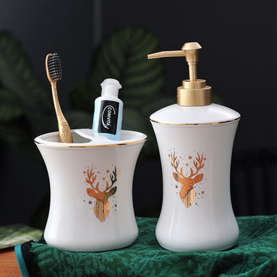 Juego de Baño de Cerámica - Set de 4 Piezas Elegante - Image 5