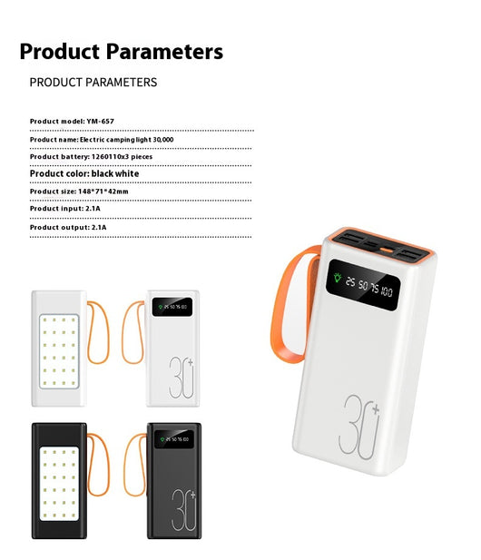 Batería Solar Portátil de Gran Capacidad para Camping y Emergencias - Image 8