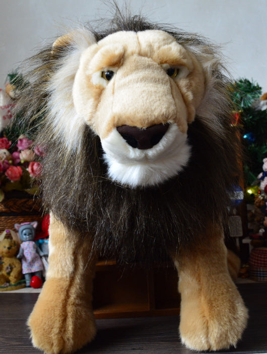 Peluche León Africano Realista de Simulación - Image 9