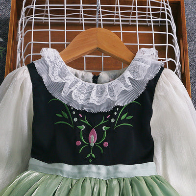 Vestido Largo de Manga Larga para Halloween Niñas - Image 9