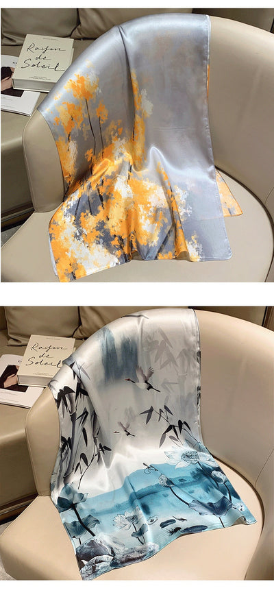Pañuelo de Seda Hangzhou Premium Largo - Image 26
