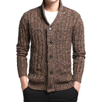 Cardigan de Algodón para Hombre - Suéter Tejido con Botones - Image 10