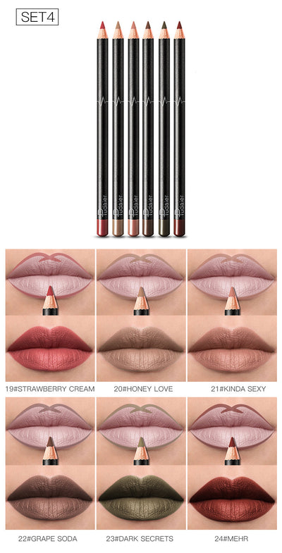 Delineador de Labios 36 Colores Resistente al Agua - Tonos Desnudos - Image 18