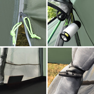 Carpa de Camping sin Postes con Apertura Lateral - Set Completo - Image 9