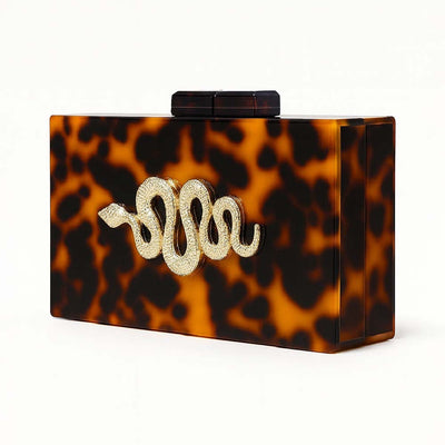 Clutch Estampado Leopardo en Acrílico - Image 4