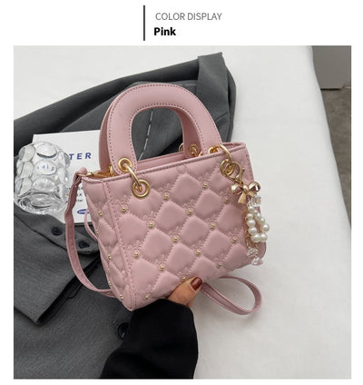 Bolso Bandolera Mujer con Bordado de Diamantes - Cartera de Moda Compacta - Image 23