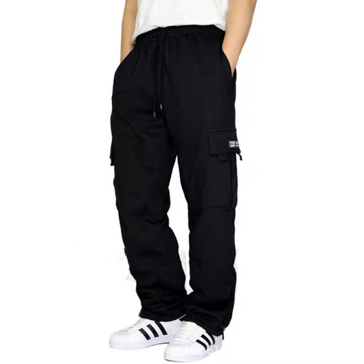 men's pants, sweatpants, red, jogger, sporty, casual - Image 3