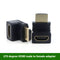 Adaptador HDMI 270° con Conectores Acodados - Flexible y Compacto