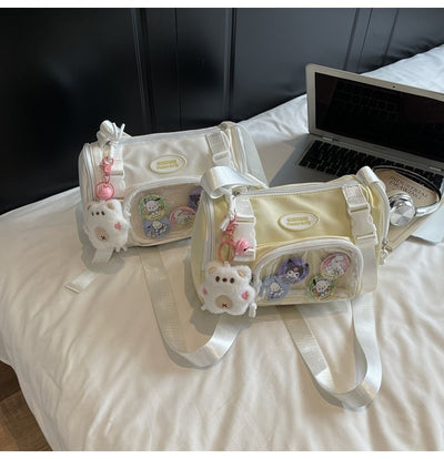 Bolsa Crossbody Transparente Estilo Preppy - Image 30