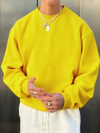 Suéter de Lana Merino para Hombre - Cuello Redondo Casual - Image 15
