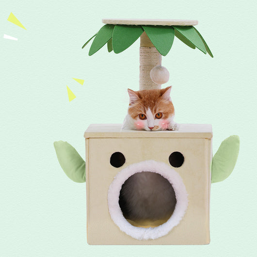 Rascador y Juguete Interactivo para Gatos - Poste de Arañar con Entretenimiento - Image 7