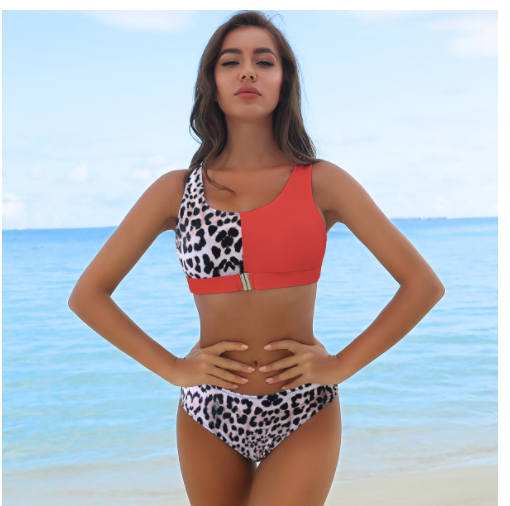 Bikini Deportivo con Cierre y Diseño Dividido para Mujer - Image 19