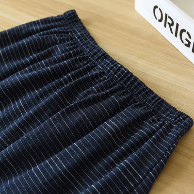Pijama Kimono de Algodón para Hombre - Bata Ligera Tallas Grandes Verano - Image 10