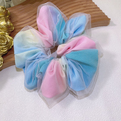 Goma para Cabello Arcoíris de Doble Capa Tamaño Grande - Image 13