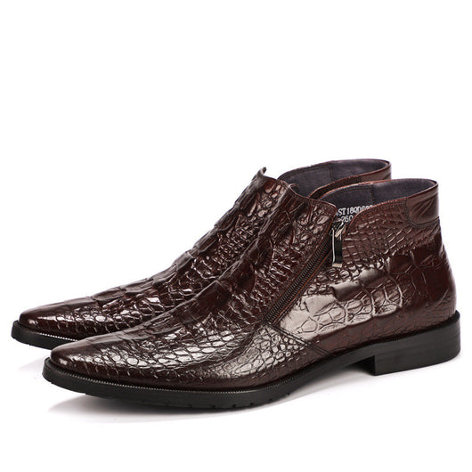 Botas Altas de Cuero para Hombre Knight - Estilo y Durabilidad - Image 4