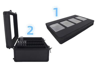 Caja Organizadora Magnética de Aluminio con Tres Compartimentos - Image 5