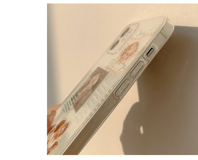 Funda para Celular Ángel Retro con Rosa - Estilo Personalidad Fashion - Image 6
