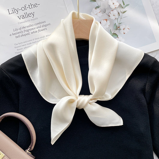 Pañuelo de Seda Elegante Retro para Primavera y Otoño - Image 15