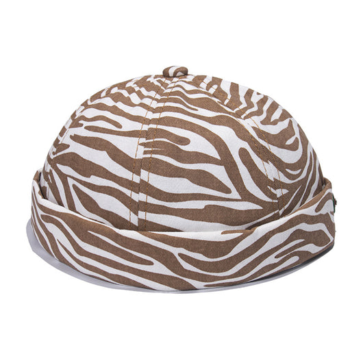 Sombrero Zebra Borderless de Cuero Melón - Estilo Landlord - Image 8