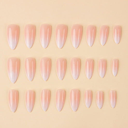 Stickers de Uñas Tipo Almendra con Degradado Suave - Image 10